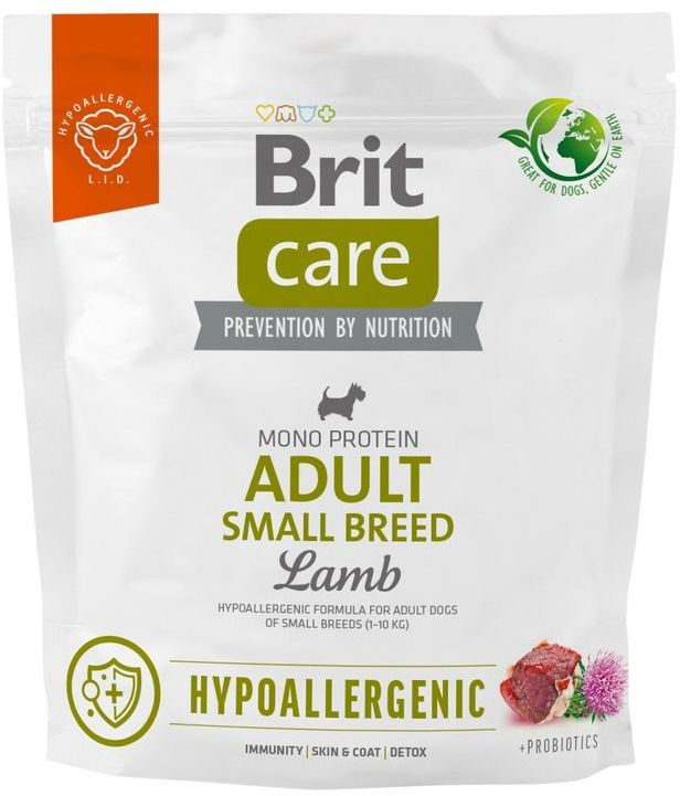 Brit care small top breed lamb & rice