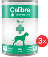 Calibra VD Dog konz. Renal 3× 400 g - Diétna konzerva pre psov