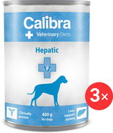 Calibra VD Dog konz. Hepatic 3× 400 g - Diétna konzerva pre psov