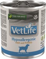 Vet Life Natural Dog konz. Hypoaller Fish&Potato 300 g - Diet Dog Canned Food