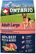 Ontario Adult Large Beef & Rice 2,25 kg - Granuly pre psov