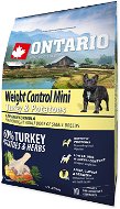 Ontario Mini Weight Control Turkey & Potatoes 2,25 kg - Granuly pre psov
