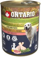 Ontario Konzerva kuřecí paté s bylinkami 800 g - Canned Dog Food