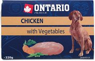 Ontario Vanička kuřecí se zeleninou 320 g - Dog Food in Tray