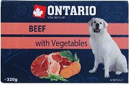 Ontario Vanička hovězí se zeleninou 320 g - Dog Food in Tray