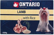 Ontario Vanička jehněčí s rýží 320 g - Dog Food in Tray