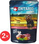 Ontario Kapsička vepřové s kuřecím ve vývaru 2 × 100 g - Kapsička pro psy