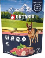 Ontario Kapsička hovězí se zeleninou ve vývaru 300 g - Dog Food Pouch