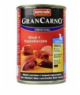Grancarno konzerva pro psy Junior hovězí, krůtí srdce 400 g - Canned Dog Food