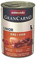 Grancarno konzerva pre psov Junior hovädzie + kuracie 400 g - Konzerva pre psov
