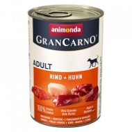 Grancarno konzerva pro psy Adult hovězí, kuře 400 g - Canned Dog Food