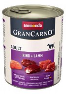 Grancarno konzerva pre psov Adult hovädzie, jahňacie 400 g - Konzerva pre psov