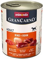 Grancarno konzerva pre psov Adult hovädzie, kuracieí 800 g - Konzerva pre psov