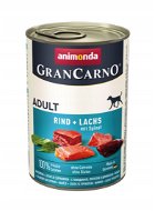 Grancarno konzerva pro psy Adult losos + špenát 400 g - Canned Dog Food