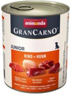 Grancarno konzerva pro psy Junior kuře, hovězí 800 g - Canned Dog Food