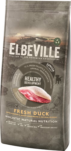 Elbeville Puppy and Junior All Breeds Healthy Development Fresh Duck 11,4 kg - Dog Kibble - Main image