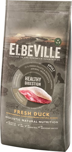 Elbeville Adult All Breeds Healthy Digestion Fresh Duck 11,4 kg - Dog Kibble - Main image