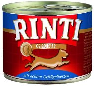 Rinti Gold konzerva drůbeží srdce 185 g - Canned Dog Food