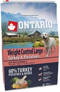 Ontario Large Weight Control Turkey & Potatoes 2,25 kg - Granuly pre psov