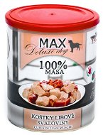 MAX deluxe kostky libové svaloviny 800 g  - Canned Dog Food
