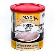 MAX deluxe kuracie prsia bez kosti 800 g - Konzerva pre psov