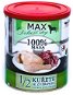 MAX deluxe 1/2 kuřete se zvěřinou 800 g  - Canned Dog Food
