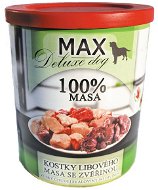 MAX deluxe kostky libové svaloviny se zvěřinou 800 g  - Canned Dog Food