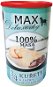 MAX deluxe 3/4 kuřete s játry 1200 g  - Canned Dog Food