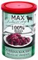 MAX deluxe zvěřina kousky 400 g  - Canned Dog Food