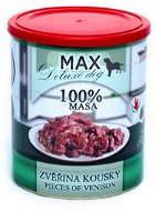 MAX deluxe zvěřina kousky 800 g  - Canned Dog Food