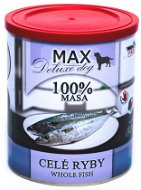 MAX deluxe celé ryby 800 g  - Canned Dog Food