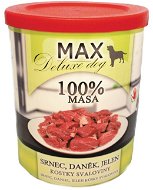 MAX deluxe srnec daněk jelen 800 g  - Canned Dog Food