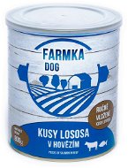 FARMKA DOG s lososom 800 g - Konzerva pre psov