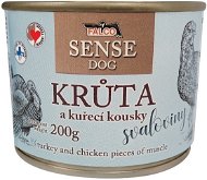 Falco Sense Dog krůta a kuře 200 g  - Canned Dog Food
