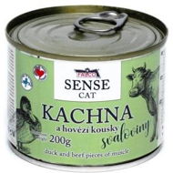 Falco Sense Cat kachna a hovězí 200 g  - Canned Dog Food