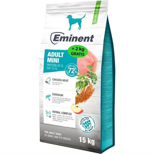 Eminent Adult Mini High Premium 15 kg + 2 kg - Dog Kibble - Main image