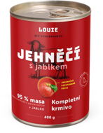 LOUIE jahňacie (95 % v pevnej zložke) s jablkami 400 g - Konzerva pre psov