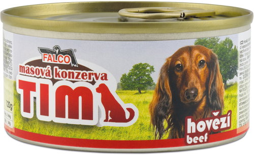 Sokol Falco TIM beef 120 g - Canned Dog Food - Main image