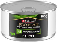 Pro Plan Veterinary Diets Canine HA Hypoallergenic pate for dogs 195 g - Diet Dog Canned Food