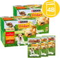 Friskies Adult  multipack lahodný výběr ve šťávě 48 × 85 g - Kapsička pro psy