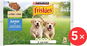 Friskies Junior s kuřetem a mrkví ve šťávě 4 × 85 g 5 ks - Kapsička pro psy
