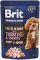 Brit Premium by Nature Dog Puppy & Junior Fillets in Gravy with Turkey & Carrots 85 g - Kapsička pro psy