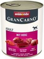 Animonda Gran Carno Adult with heart 800 g - Canned Dog Food