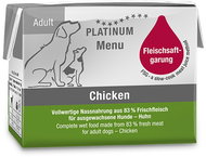 Platinum Natural Menu Chicken 90 g 12 pcs - Canned Dog Food