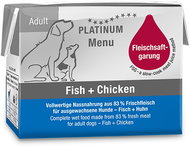 Platinum Natural Menu Fish + Chicken 90 g 12 pcs - Canned Dog Food