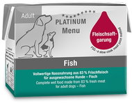 Platinum Natural Menu Fish 90 g 12 pcs - Canned Dog Food