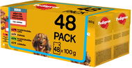 Pedigree Senior smíšený výběr kapsiček  v želé 48 × 100 g - Kapsička pro psy