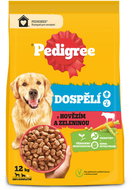 Pedigree beef and vegetable kibble for adult dogs 12 kg - Dog Kibble