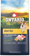 Ontario Adult Mini Fish & Brown Rice 6,5 kg - Dog Kibble