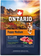 Ontario Puppy Medium Lamb & Brown Rice 2,25 kg - Granule pro štěňata
